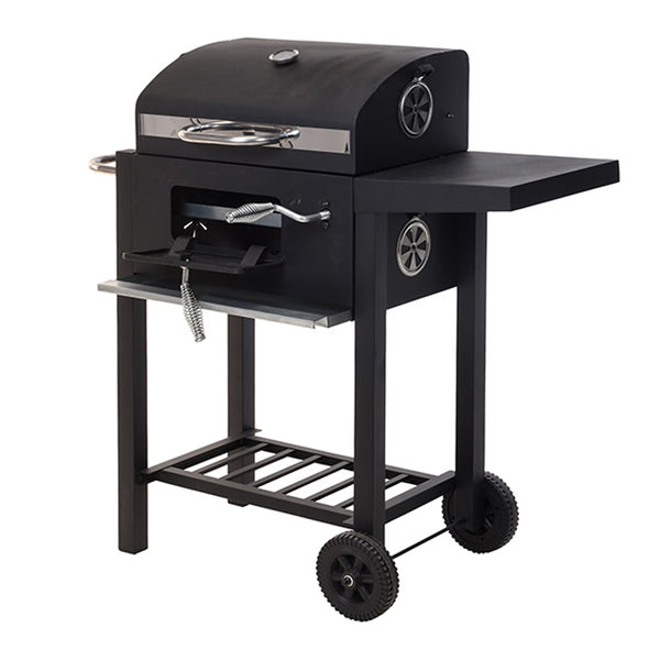 Charcoal Barbecue With Lid 48.5x36x96cm