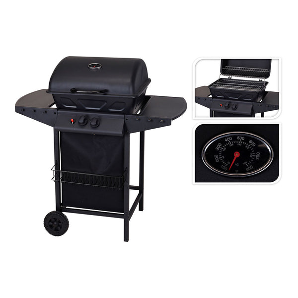 Vaggan 2 Burner Gas Barbecue 100x55x97cm