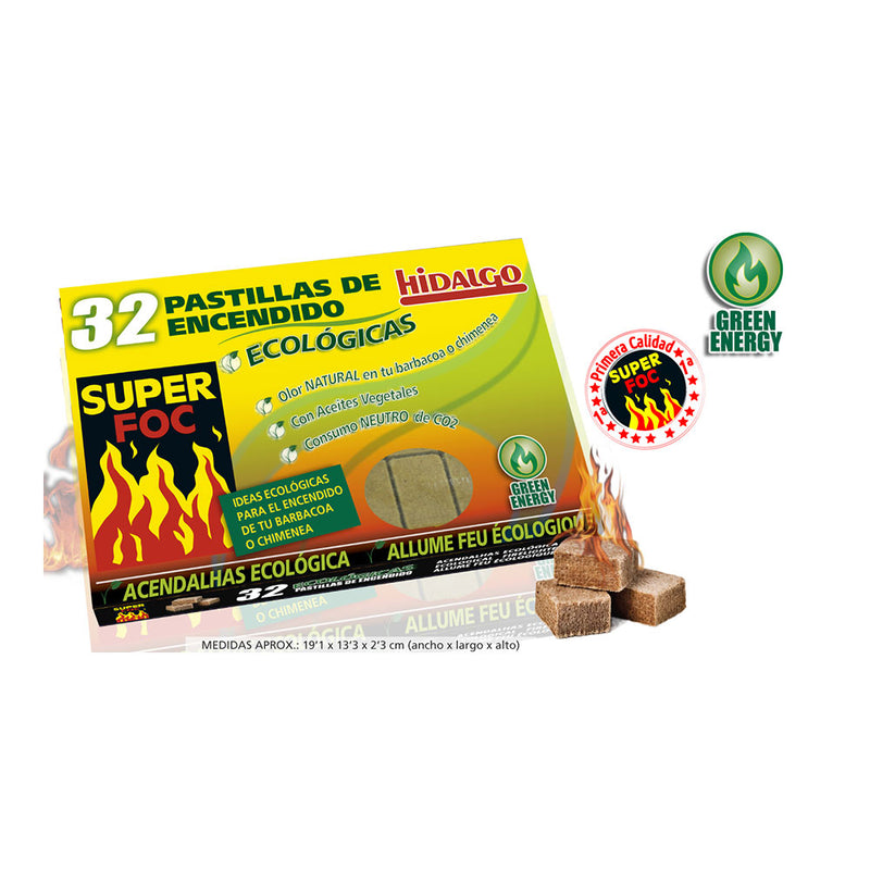 Pack 32 Unid, Pastillas Ecologicas 08100 Super Foc