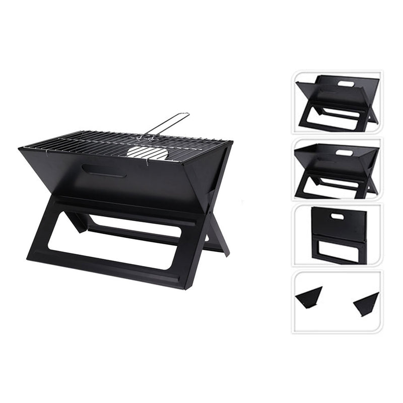 X-Shaped Folding Barbecue