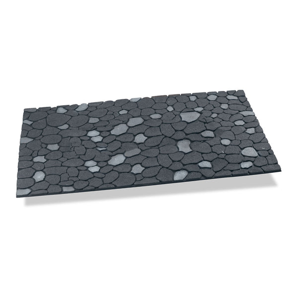 Stone Effect Doormat Graphite Grey 75x45x0.5cm Hidalgo