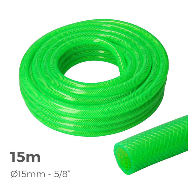 Anti-Twisting Garden Hose Internal Ø 15Mm External Ø 20Mm (5/8") - Roll 15M Edm