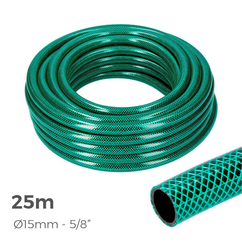 Manguera De Jardin Basic Line Ø Interior 15Mm Ø Exterior 19Mm (5/8") - Rollo 25M Edm