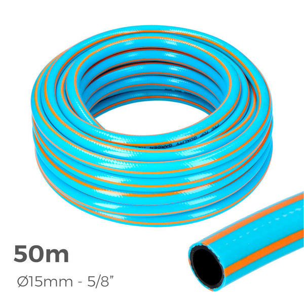 Professional Anti-Torsion Garden Hose Inner Ø 15mm Outer Ø 20mm (5/8") - Roll 50M Edm