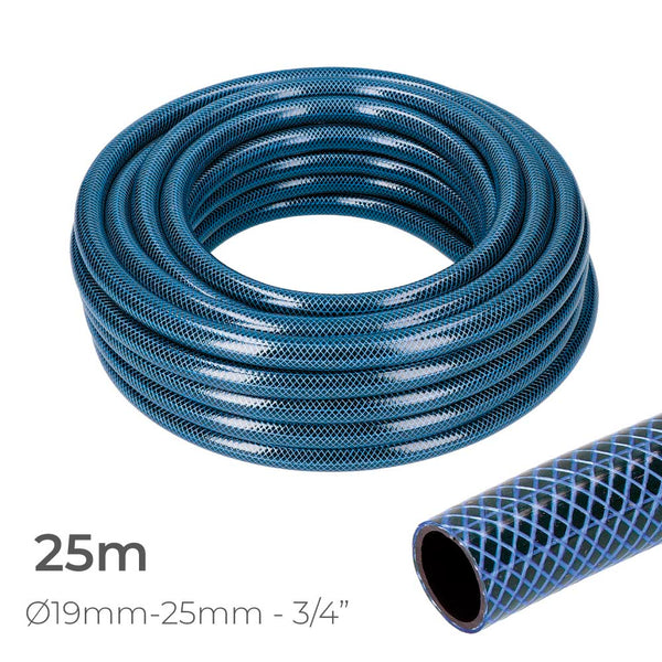 Garden Hose Blue Interior Ø19Mm, Exterior Ø25Mm (3/4") Roll 25M Edm