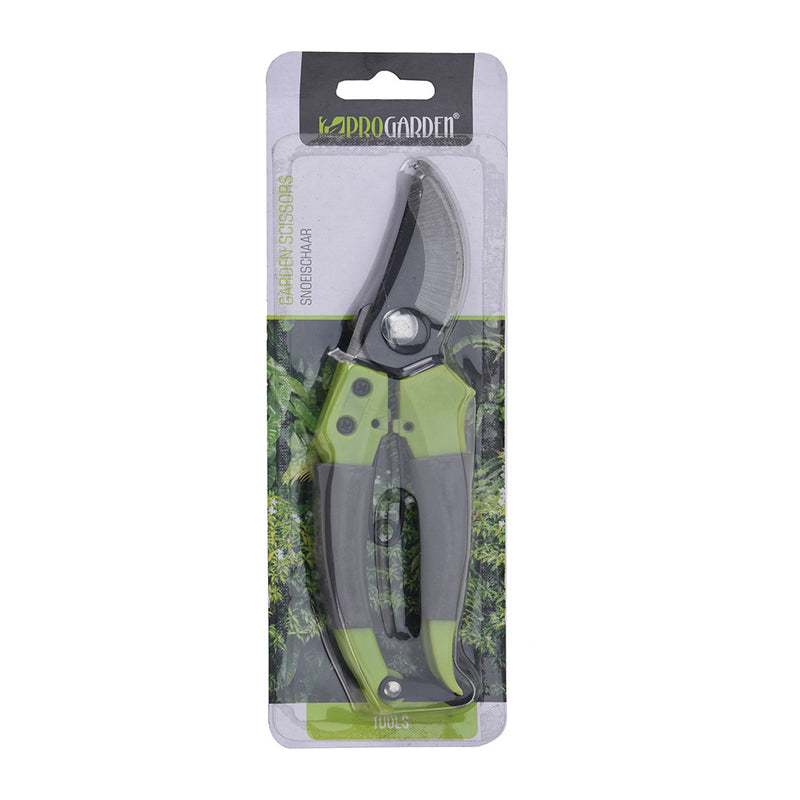 Pruning Shears With Green/Black Handle 185mm Blade Progarden