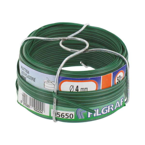 Green Plasticized Thread Ø4Mm x 50M Filgraf