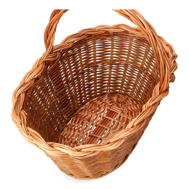 Wicker Basket 45x30x23cm Height With Handle 39cm