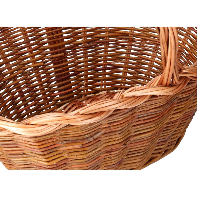 Wicker Basket 45x30x23cm Height With Handle 39cm