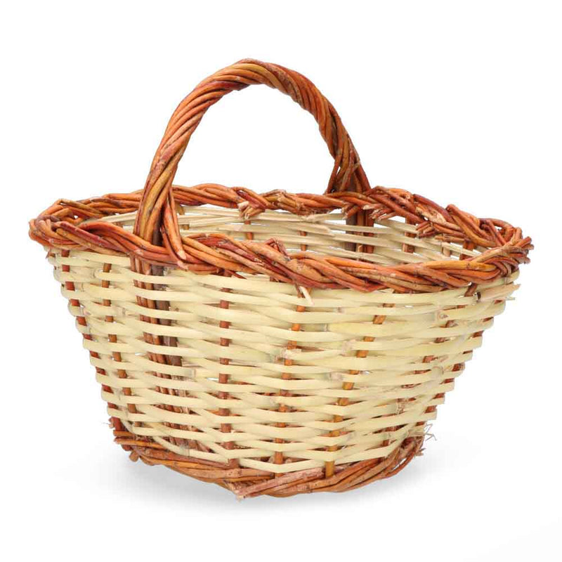 Basket Cane 30x22x15cm Height With Handle 23cm