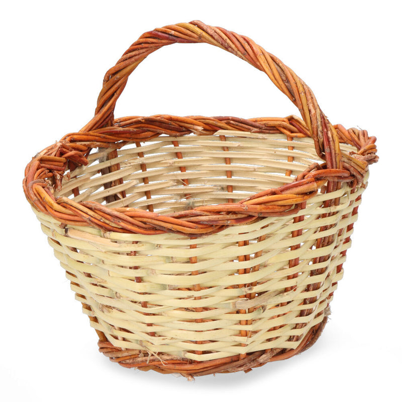 Basket Cane 30x22x15cm Height With Handle 23cm