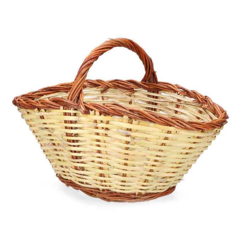 Basket Cane 44X31X22Cm Height With Handle 34Cm