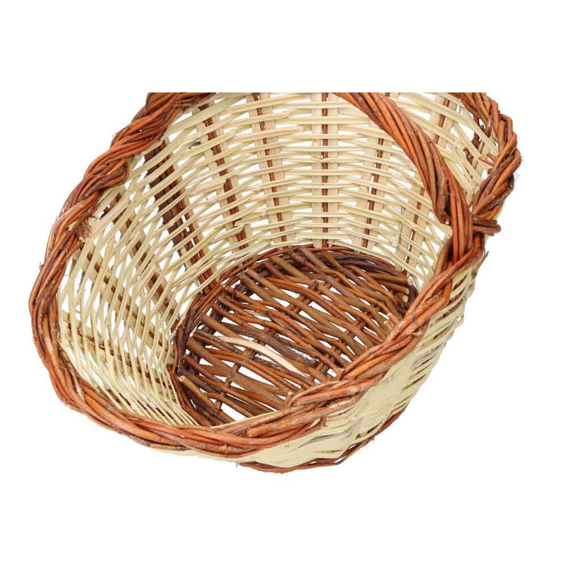 Basket Cane 44X31X22Cm Height With Handle 34Cm