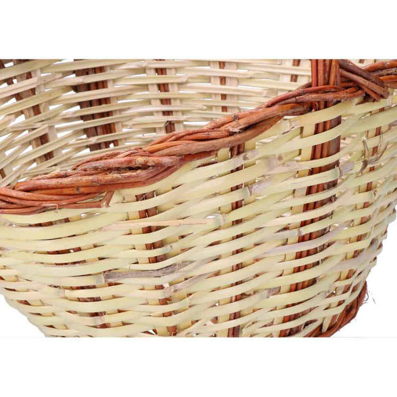 Basket Cane 44X31X22Cm Height With Handle 34Cm