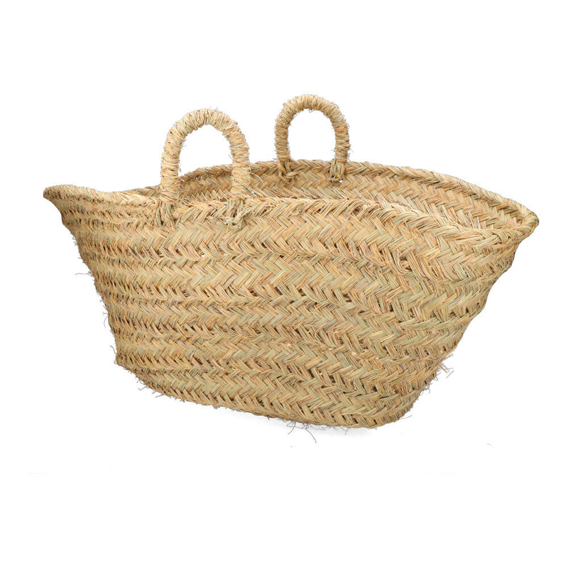 Esparto Wood Basket 60x35x45cm Oval