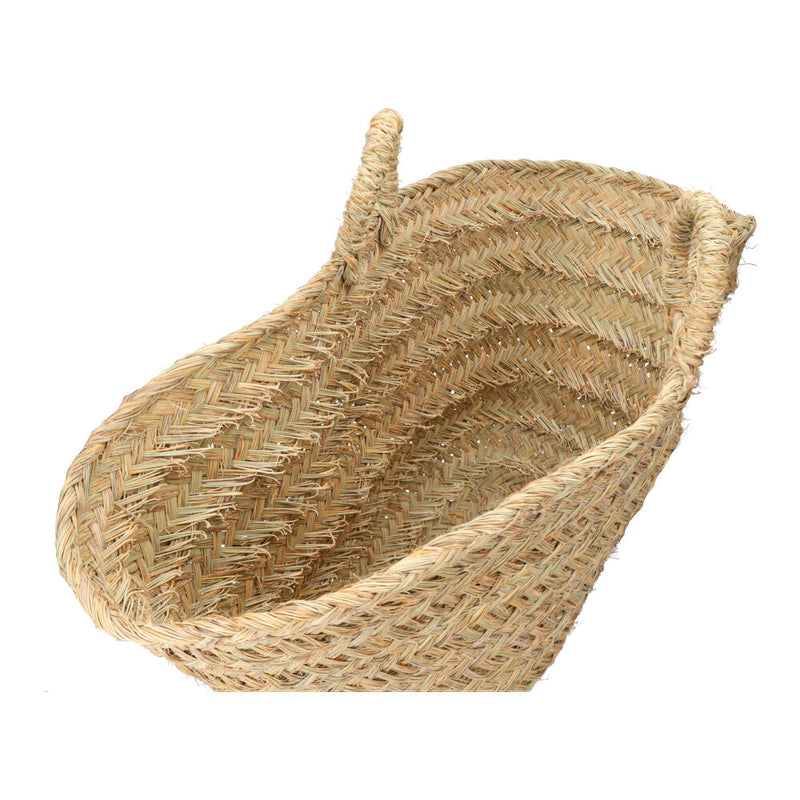 Esparto Wood Basket 60x35x45cm Oval