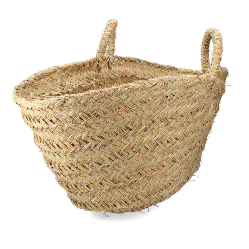 Esparto Wood Basket 60x35x45cm Oval