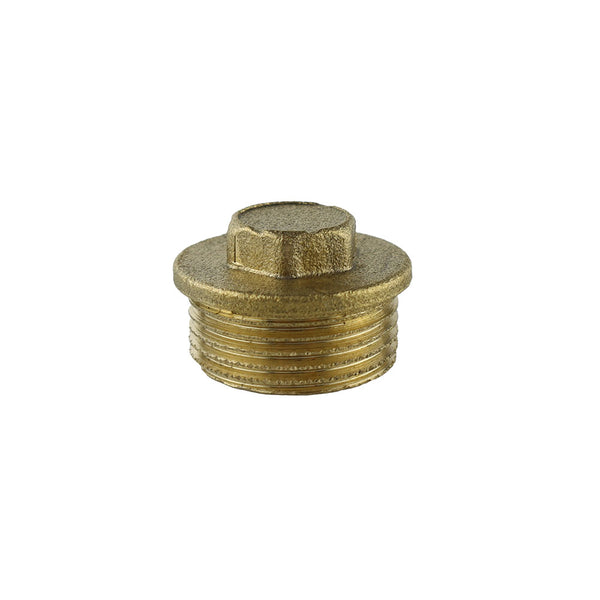 1/2" Male Plug Brass Aqua Control