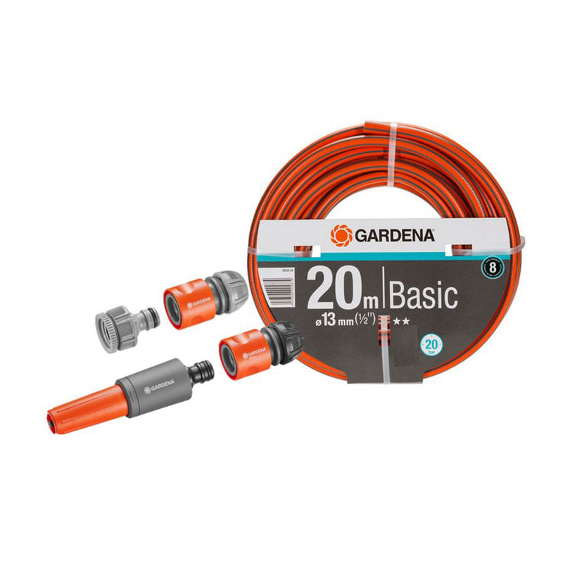 Gardena 13mm (1/2") (20m) Hose Basic Set