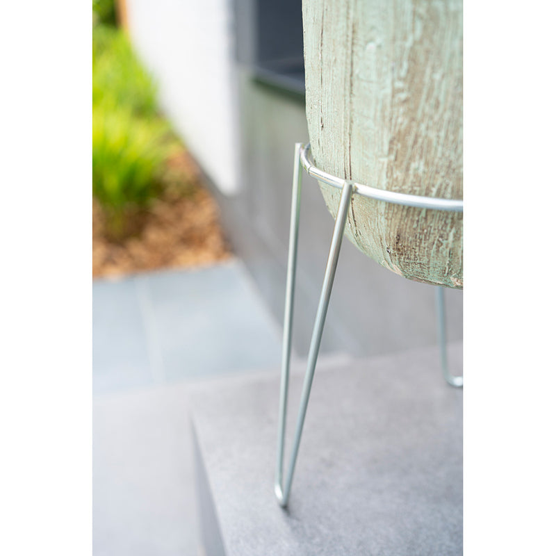 Planter Stand With Galvanized Foot 16cm Sv03060 Sauvic