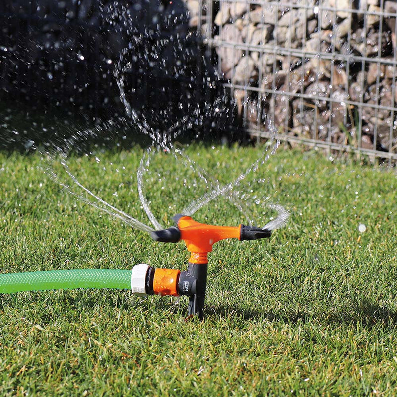 Three-arm rotary sprinkler with stake (Blister) Edm