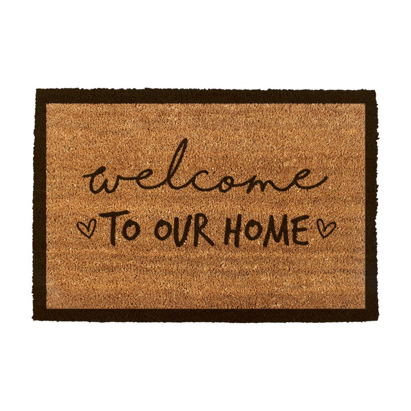 Doormat 60X40Cm Welcome To Our Home Edm Model