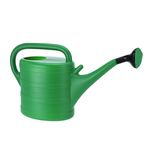 Plastic watering can 10 L green color