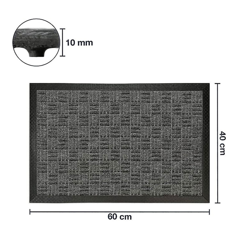 Rubber Doormat 60x40cm Assorted Colors