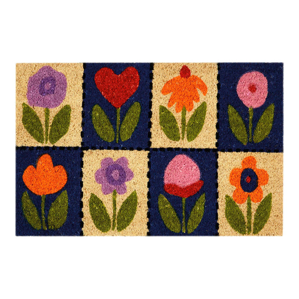 Doormat 60X40Cm Edm Flowers Model