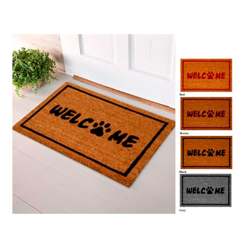 Doormat 60x40cm Welcome Footprint Edm Model