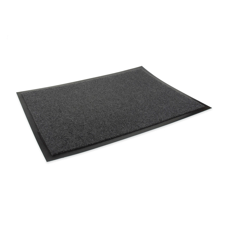 Black Non-Slip Doormat 60X40Cm