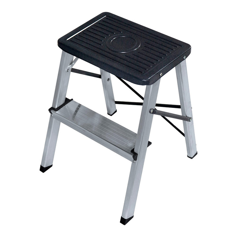 Aluminum Stool 2 Steps According to UNE EN 14183 Edm