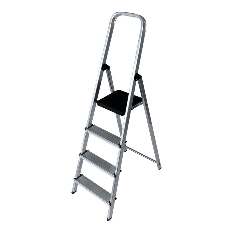 Escalera Domestica De Aluminio 4 Peldaños Edm