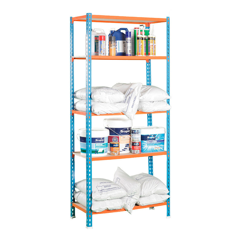 Metal Shelving Without Screws With Chipboard Maderclick 5/400 Simon Rack