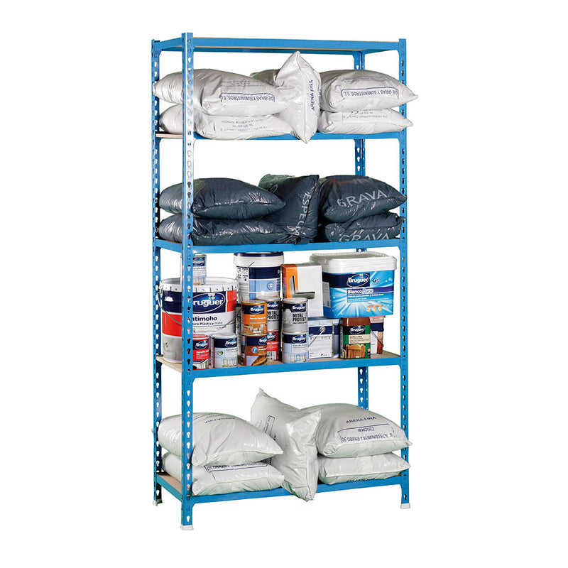 Metal Shelving Without Screws With Chipboard Maderclick Plus 5/500 Simon Rack