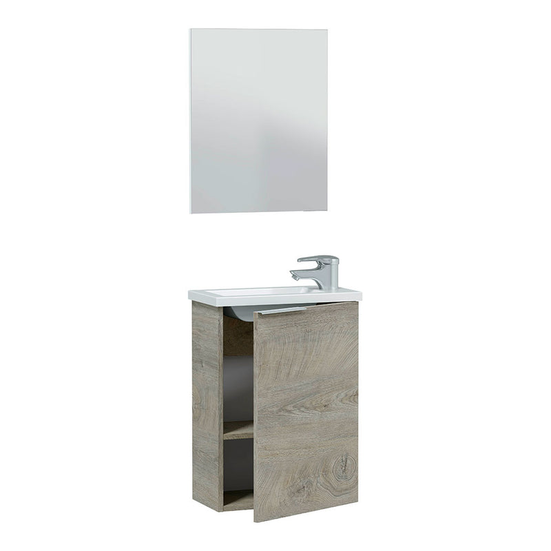 Furniture 40 1 Door + Mirror + Compact Sink