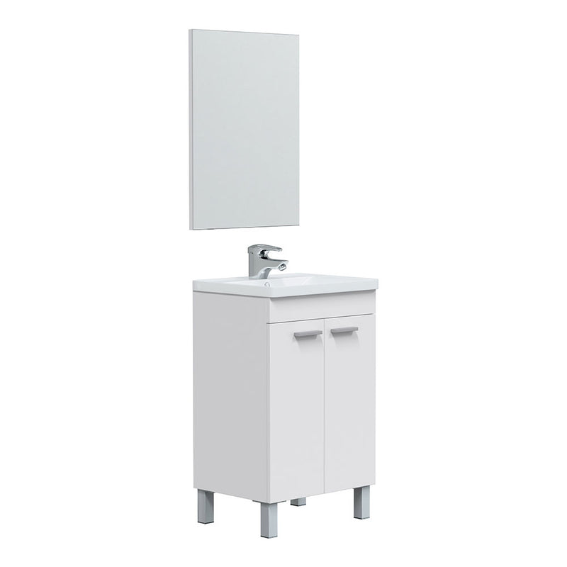 Mueble Lavabo 50 2 Puertas + Espejo Koncept