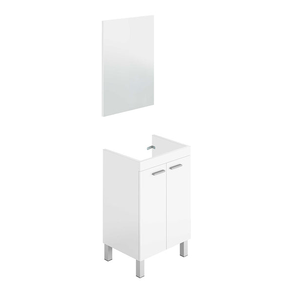 Koncept 50 2 Doors Washbasin Cabinet + Mirror