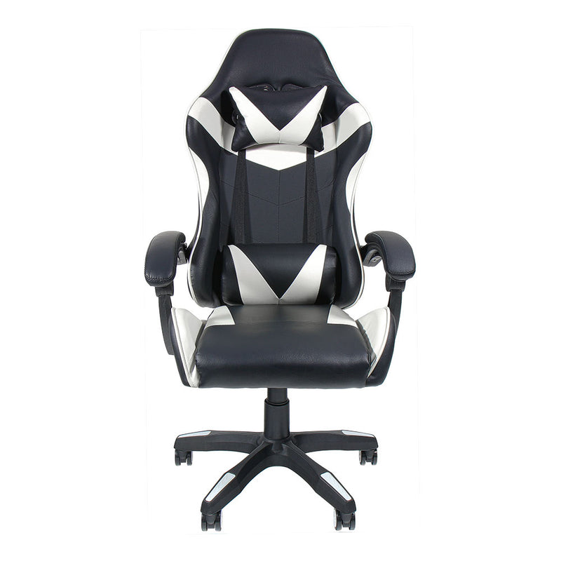 Edm Black and White Ergonomic Gaming Chair