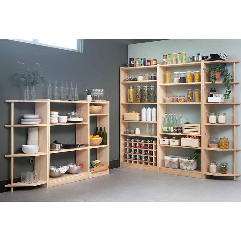 Gala Shelf 4 Wooden Shelves 79.6Cm. Astigarraga