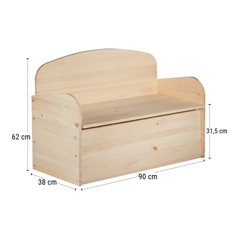 Deco Pine Trunk Bench 90x62x38cm Astigarraga