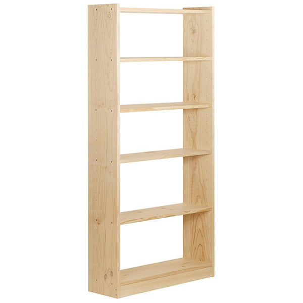 Gala Bookcase 6 Shelves 80Cm Solid Pine 79.6X25X184.7Cm Astigarraga