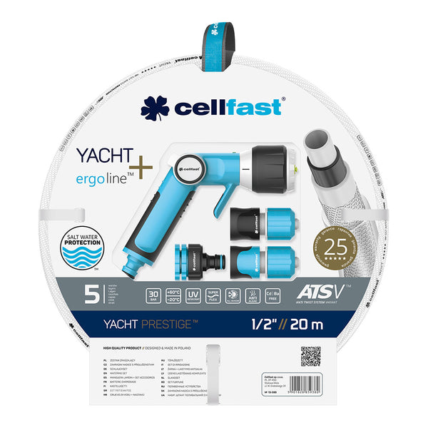 Yacht Hose Set 12.5mm x 20m with Connectors and Cellfast Gun