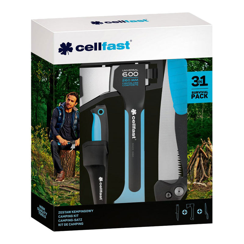 Kit De Camping 3 Herramientas De Corte Cellfast