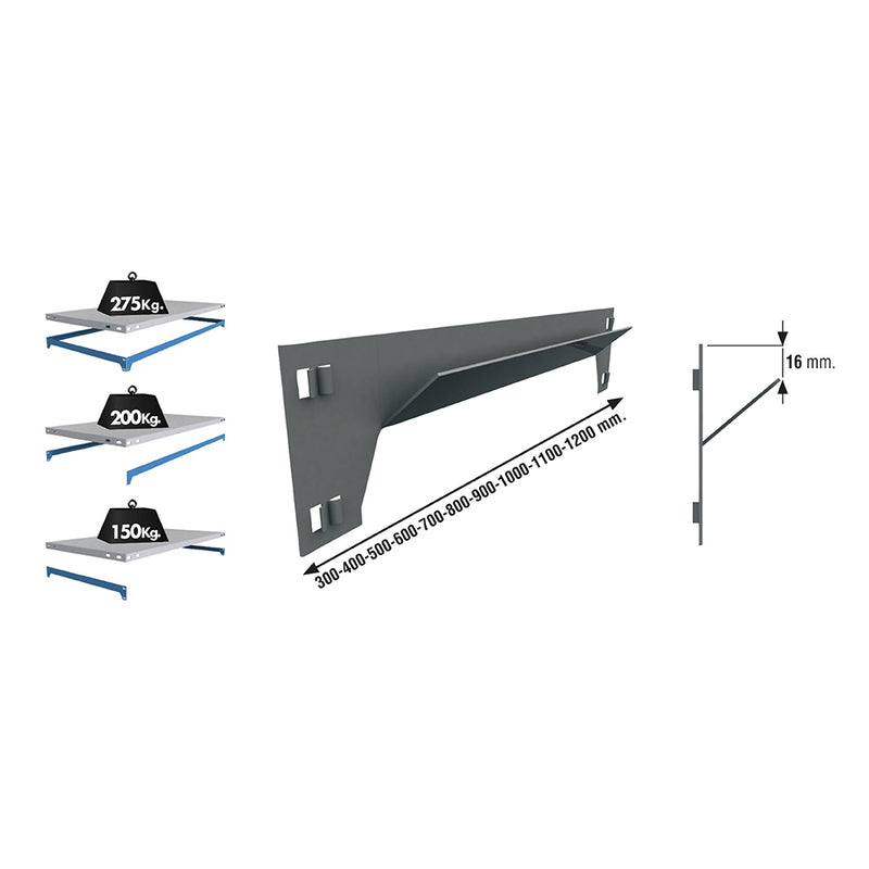 Sclick 400mm Grey Crossbar. Simon Rack