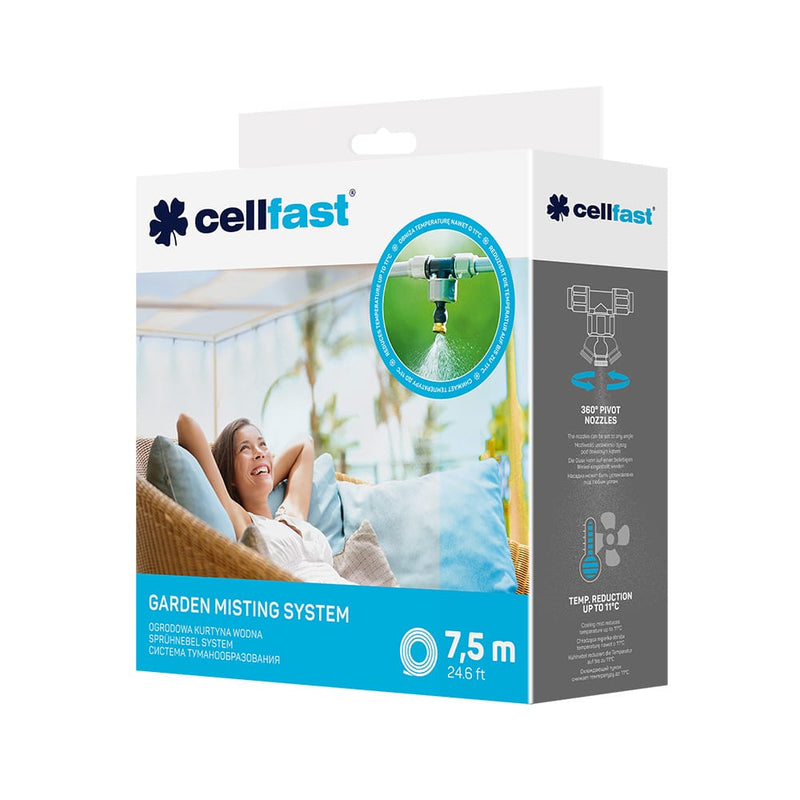 Set De Nebulización/Climatización Para Exterior De 7,5M Cellfast