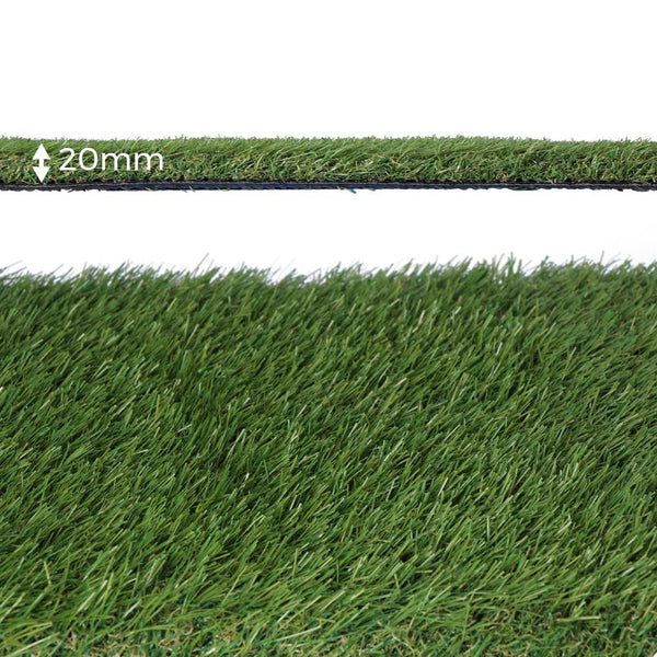 Artificial Grass 20mm Roll 1x5m Green Color Model: Gracefull Edm