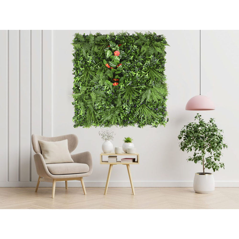 Vertical Garden "Villa" Imitation Bougainvillea Flowers 1X1M