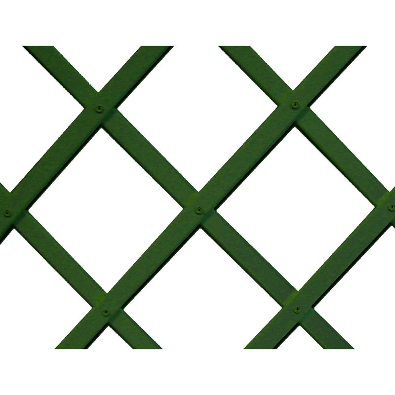 Trelliflex Plastic Lattice 0.5x1.5m Green Color Slatted Profile 22x6mm Nortene