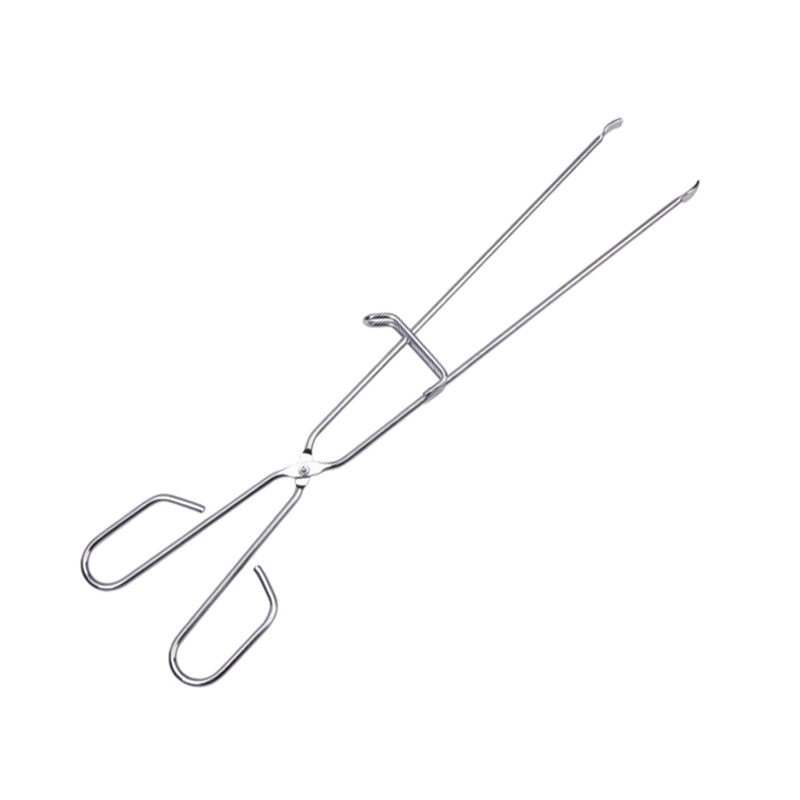 Stainless Steel BBQ Tongs with Stopper 45cm